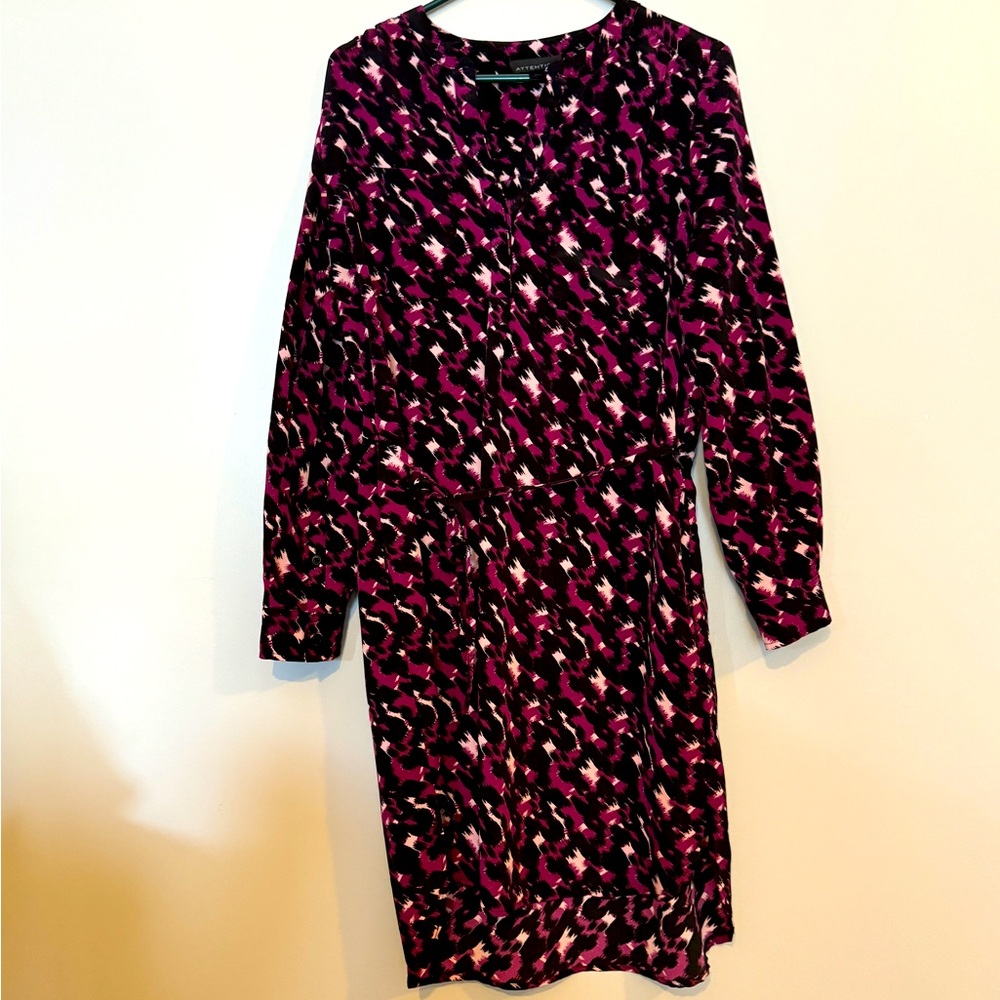 Attention 3/4 Sleeve Dress